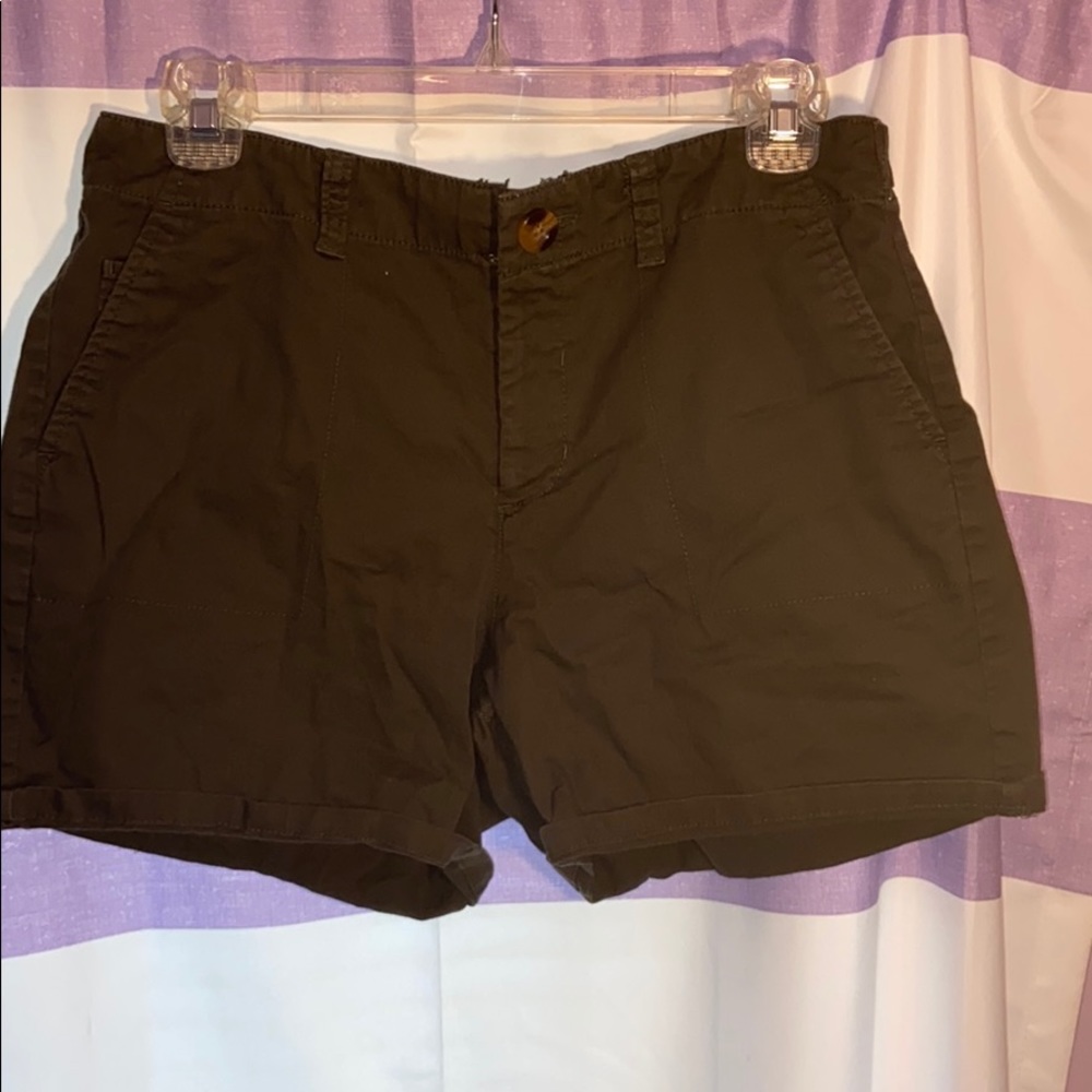 Green Cargo Shorts